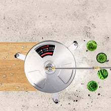 Load image into Gallery viewer, Twinkle Star 15" High Pressure Washer Surface Cleaner with 3 Wheels, Stainless Steel Housing & 1/4" Quick Connector, Power Washer Accessories; 2 Extension Wand, 2 Replacement Nozzles, 4000 PSI