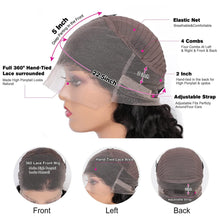 Load image into Gallery viewer, catti Body Wave 360 Lace Front Wigs Human Hair 360 Full Lace Frontal Wigs Human Hair Pre Plucked with Baby Hair Brazilian Virgin Hair Body Wave 360 HD Lace Front Wigs Human Hair Wigs (20 Inch)