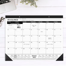 Load image into Gallery viewer, AT-A-GLANCE 2025 Desk Calendar, Desk Pad, 21-3/4" x 17", Large, Ruled Blocks, Monthly (SK250025)