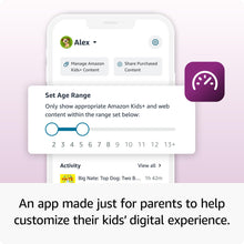 Load image into Gallery viewer, Amazon Fire HD 10 Kids tablet (newest model) ages 3-7 | Bright 10.1" HD screen with included ad-free and exclusive content, robust parental controls, 13-hr battery, 32 GB, Blue