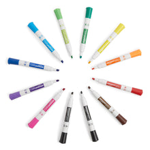 Load image into Gallery viewer, Amazon Basics Low-Odor Chisel Tip Dry Erase Whiteboard Marker, Pack of 12, Assorted Colors