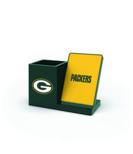 Load image into Gallery viewer, SOAR NFL Wireless Charger and Desktop Organizer, Green Bay Packers
