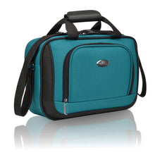 Load image into Gallery viewer, U.S. Traveler Lightweight Rolling 20" Carry On Luggage Softside Suitcase, Teal, 4 Wheel