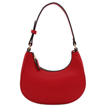 Load image into Gallery viewer, FashionPuzzle Small Crescent Shoulder Bag Red