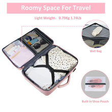 Load image into Gallery viewer, Taygeer Travel Backpack for Women, Carry On Backpack with USB Charging Port & Shoe Pouch, TSA 15.6inch Laptop Mochila Flight Approved, Nurse Bag Casual Daypack for Weekender Business Hiking, Pink