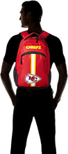 Load image into Gallery viewer, FOCO NFL Logo Action Backpack, Team Color, One Size