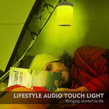 Load image into Gallery viewer, Elecstars Touch Bedside Lamp - with Bluetooth Speaker, Dimmable Color Night Light, Outdoor Table Lamp with Smart Touch Control, Best Gift for Men Women Teens Kids Children Sleeping Aid