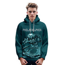 Load image into Gallery viewer, Ofxxu Custom Football Hoodies Personalized 3D Mascot Sweatshirts Rugby Gifts for Men Women Youth Add Your Name and Number