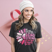 Load image into Gallery viewer, Breast Cancer Shirts Women Breast Cancer Awareness T-Shirts Cancer Survivor Pink Ribbon Short Sleeve Graphic Tee Tops Dark Grey M
