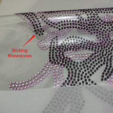 Load image into Gallery viewer, Finstone Hotfix Tape, Iron on Rhinestones Transfer Paper in Size 11" x 10ft per Roll (11" x10ft)