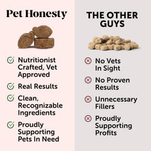 Load image into Gallery viewer, Pet Honesty Natural Hemp Calming Chews for Dogs - Dog Anxiety Relief - Calming Aid Supplement with Valerian Root, Chamomile, + Magnesium - Stress, Separation & Thunder Support - (Chicken, 90 Count)