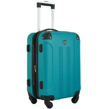 Load image into Gallery viewer, Travelers Club Chicago Hardside Expandable Spinner Luggage, Teal, 3 Piece Set