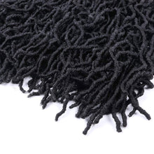 Load image into Gallery viewer, 24 Inch Soft Locs Crochet Hair Pre Looped 6 Packs Faux Locs Crochet Braids Goddess Locs Dreadlocs Synthetic Hair For Black Women (1B, 24 Inch (Pack of 6))
