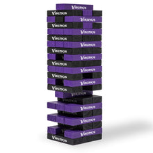 Load image into Gallery viewer, Wild Sports NFL Minnesota Vikings Table Top Stackers 3" x 1" x .5", Team Color