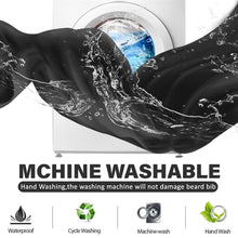 Load image into Gallery viewer, Likeny Beard Bib Beard Apron Gifts for Men Dad Fathers Day Anniversary Valentines Day Stocking Stuffers Christmas Gifts for Him Boyfriend Husband From Daughter Son Beard Trimming Catcher Bib Black