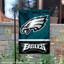 Load image into Gallery viewer, WinCraft Philadelphia Eagles Double Sided Garden Flag