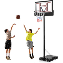 Load image into Gallery viewer, YITAHOME Basketball Hoop Outdoor 10 FT Adjustable, Portable Basketball Goals for Outside, 4.4-10FT Height Adjust, 44in Backboard and 18in Rim