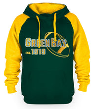 Load image into Gallery viewer, RZUO Men & Women Green Bay City Classic Football Embroidery Sweatshirt Jersey Apparel Pullover Hoodie - Green#2 XL