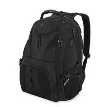 Load image into Gallery viewer, SwissGear 1900 Scansmart TSA 17 Laptop Backpack, Black/Black, 19-Inch