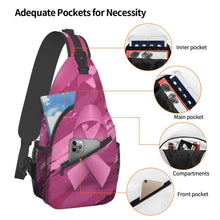 Load image into Gallery viewer, Breast Cancer Crossbody Bags For Women Men Chest Shoulde Hiking Travel Accessories Daypacks