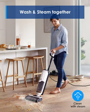 Load image into Gallery viewer, Tineco FLOOR ONE S5 Steam Cleaner Wet Dry Vacuum All-in-one, Hardwood Floor Cleaner Great for Sticky Messes, Smart Steam Mop for Hard Floors with Digital Display and Long Run Time