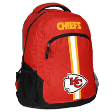 Load image into Gallery viewer, FOCO NFL Logo Action Backpack, Team Color, One Size