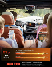 Load image into Gallery viewer, LISEN Retractable Car Charger, 69W USB C Car Accessories Adapter for iPhone 16 USB C Charger Fast Charging, Fathers Day for Gifts, Travel Essentials Gifts for Women Men, for iPhone 16 15 14 13 12