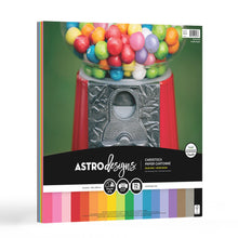 Load image into Gallery viewer, Astrodesigns/Creative Collection Starter Kit Cardstock, 12" x 12", 65 lb/176 gsm 18-Color Assortment, 72 Sheets (46408-03)