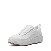 Load image into Gallery viewer, DREAM PAIRS Women Chunky Arch Comfortable Casual Platform Fashion Sneakers.,Size 8,WHITE,SDFN2379W