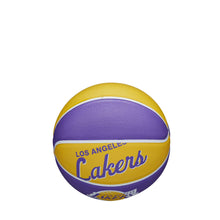 Load image into Gallery viewer, WILSON NBA Team Retro Mini Basketball - Los Angeles Lakers