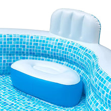 Load image into Gallery viewer, Members Mark Elegant Family Pool 10 Feet Long 2 Inflatable Seats with Backrests. New Version