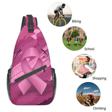 Load image into Gallery viewer, Breast Cancer Crossbody Bags For Women Men Chest Shoulde Hiking Travel Accessories Daypacks