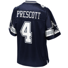 Load image into Gallery viewer, NFL PRO LINE Men's Dak Prescott Navy Dallas Cowboys Team Player Jersey