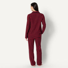 Load image into Gallery viewer, Amazon Essentials Women's Matching Holiday Family Pajama Sets, Classic Buffalo Check, X-Large