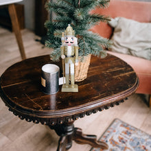 Load image into Gallery viewer, Wooden Nutcracker Soldier Figure Decor Mixed Nuts Nutcracker Soldiers Figurine Christmas Desktop Decoration Glitter Soldier Puppet for Xmas Tree Window Table Porch Decoration