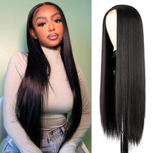 Load image into Gallery viewer, NVL Lace Front Wigs Human Hair Pre Plucked with Baby Hair 200 Density 13x4 HD Transparent Straight Lace Front Wigs for Women Human Hair Glueless (22 Inch, Natural Color)