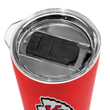 Load image into Gallery viewer, Rico Industries NFL Football Kansas City Chiefs 18oz Soft Touch, Easy Grip Tumbler