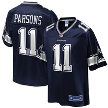 Load image into Gallery viewer, Men's Micah Parsons Navy Dallas Cowboys Replica Jersey, Large