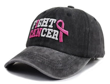 Load image into Gallery viewer, KKMKSHHG Breast Cancer Gifts for Women, Breast Cancer Awareness Pink Ribbon Logo Hat, Adjustable Fight Cancer Baseball Cap for Woman, Mom, Friend