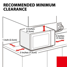 Load image into Gallery viewer, TOSHIBA EM131A5C-BS Countertop Microwave Ovens 1.2 Cu Ft, 12.4" Removable Turntable Smart Humidity Sensor 12 Auto Menus Mute Function ECO Mode Easy Clean Interior Black Color 1100W