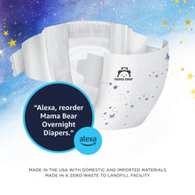 Load image into Gallery viewer, Amazon Brand - Mama Bear Disposable Overnight Baby Diapers, Hypoallergenic, Night Time Protection, Size 3 (86 count), White