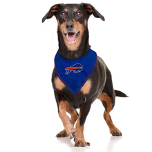 Load image into Gallery viewer, Pets First NFL Buffalo Bills TIE Bandana, Large/X-Large. Dog Bandana Scarf Bib for Pet Cat Dog. The Ultimate Game-Day, Party Bandana (BUF-3550-L-XL)