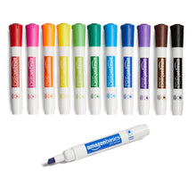 Load image into Gallery viewer, Amazon Basics Low-Odor Chisel Tip Dry Erase Whiteboard Marker, Pack of 12, Assorted Colors