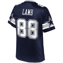 Load image into Gallery viewer, NFL PRO LINE Women's CeeDee Lamb Navy Dallas Cowboys Player Jersey