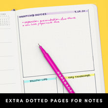 Load image into Gallery viewer, PAPERAGE 2025 Weekly & Monthly Hardcover Planner (Black), 12 Month (January 2025 - December 2025), 5.7 in x 8 in, Weekly & Monthly Spreads, Includes Additional Note Pages, Back Pocket & Trackers