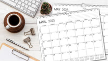 Load image into Gallery viewer, 2025-2026 Wall Calendar - Dec. 2024 β Jun. 2026, 19 Months Calendar 2025-2026, 14.57 x 11.42 In, 2025 Calendar, Monthly Calendar with Week Numbers, Large Blocks, Thick Paper, Yearly Overview οΌ Notes