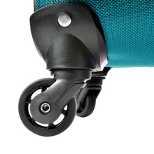 Load image into Gallery viewer, U.S. Traveler Lightweight Rolling 20" Carry On Luggage Softside Suitcase, Teal, 4 Wheel