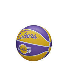 Load image into Gallery viewer, WILSON NBA Team Retro Mini Basketball - Los Angeles Lakers