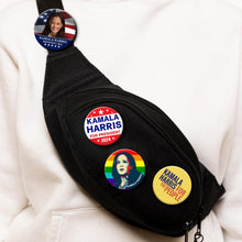 Load image into Gallery viewer, Kamala Harris 2024 for President Pins Button Harris Presidential Election Button Set of 6 Harris 2024 Campaign Button Pins For Men Women Comma La Merchandise 2.3 Inches