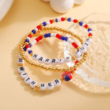 Load image into Gallery viewer, Flvkev Kamala Harris 2024 Bracelets Merch for President Election Kamala Harris Merchandise